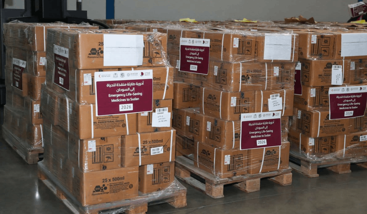 QFFD, QRCS Deploy Overland Aid Convoy with Life-saving Medications to Sudan